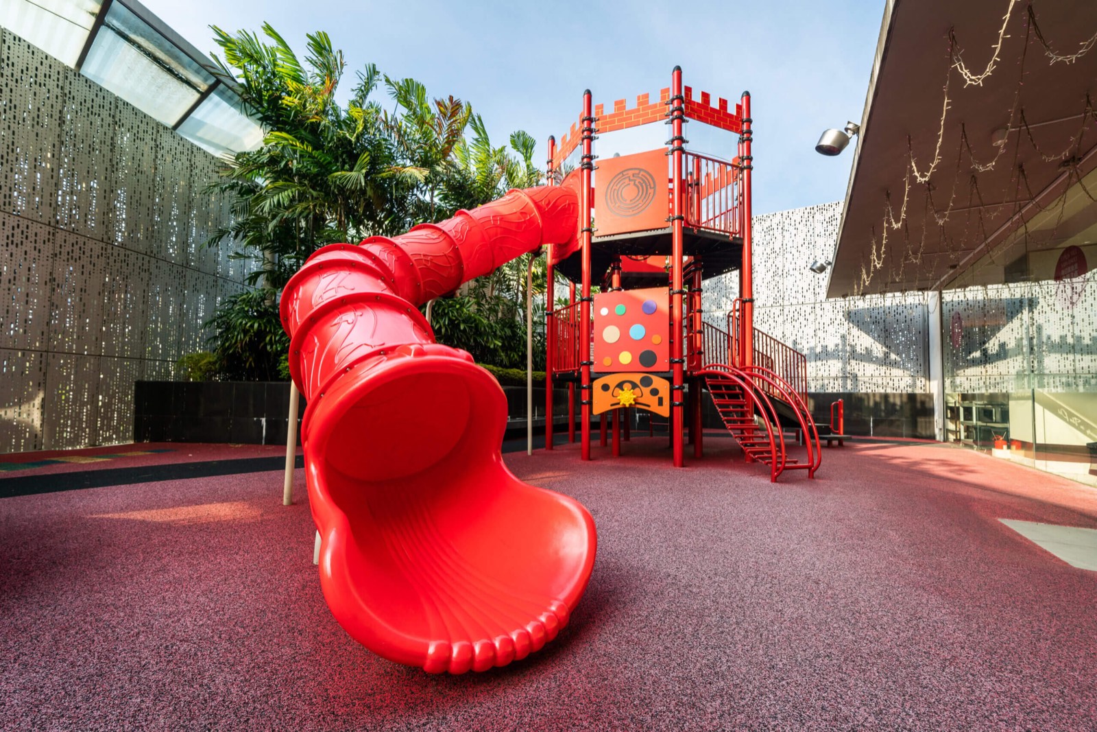Rooftop playground at Beauty In The Pot, Kinex